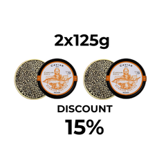 Offer 2x125gr ORGANIC OSETRA CASPIAN GOLD