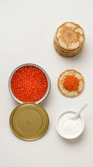 Frozen Humpback Salmon Roe (GORBUSHA) No preservatives - 2x125gr - VOSTOCHNIY BEREG