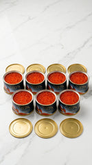 Frozen Humpback Salmon Roe (GORBUSHA) No preservatives - 7x125gr - VOSTOCHNIY BEREG