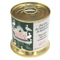 DUCK Foie Gras in Cylindrical Tin - 200g - "READY TO EAT"