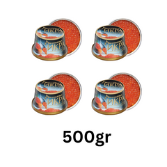 Humpback Salmon Roe (GORBUSHA) No preservatives - 4x125gr - VOSTOCHNIY BEREG