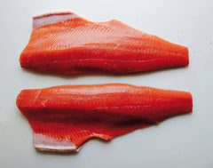Raw Pacific Sockeye Salmon Full Side Fillet