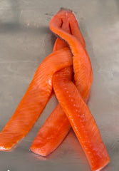 Gently Dried fillet Atlantic Wild King Salmon
