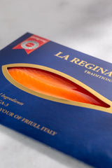 Cold Smoked Rainbow Trout - La Regina Di San Daniele Long Slices - 80g