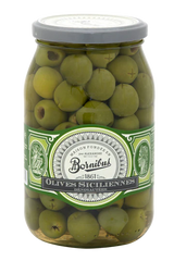 Green Pitted Sicilian Olives - 430g