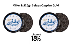 Offer 2x125gr BELUGA Caspian Gold