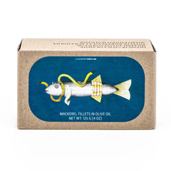 Mackerel Fillet in Extra Virgin Organic Olive Oil 120g - Canned Fish (PRE-ORDER 9 OCTOBER)