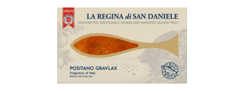 Regina Gravlax Positano with Citrus Zest d-cut slices 80g