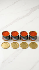 Frozen Humpback Salmon Roe (GORBUSHA) No preservatives - 4x125gr - VOSTOCHNIY BEREG