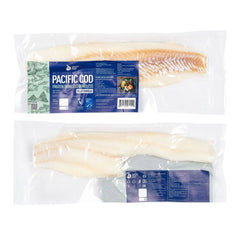 PACIFIC COD FRESH-FROZEN FILLET SKINLESS & BONELESS (WHOLE)