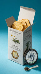 Pairing Set "Royal Imperial Caspian Gold 30gr + Rosemary & Virgin olive oil Crackers 125gr"