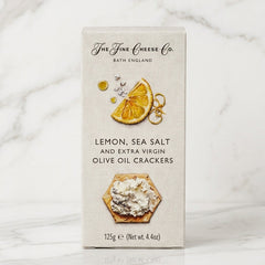 Crackers Lemon, Sea Salt and Extra Virgin Olive Oil - 125g