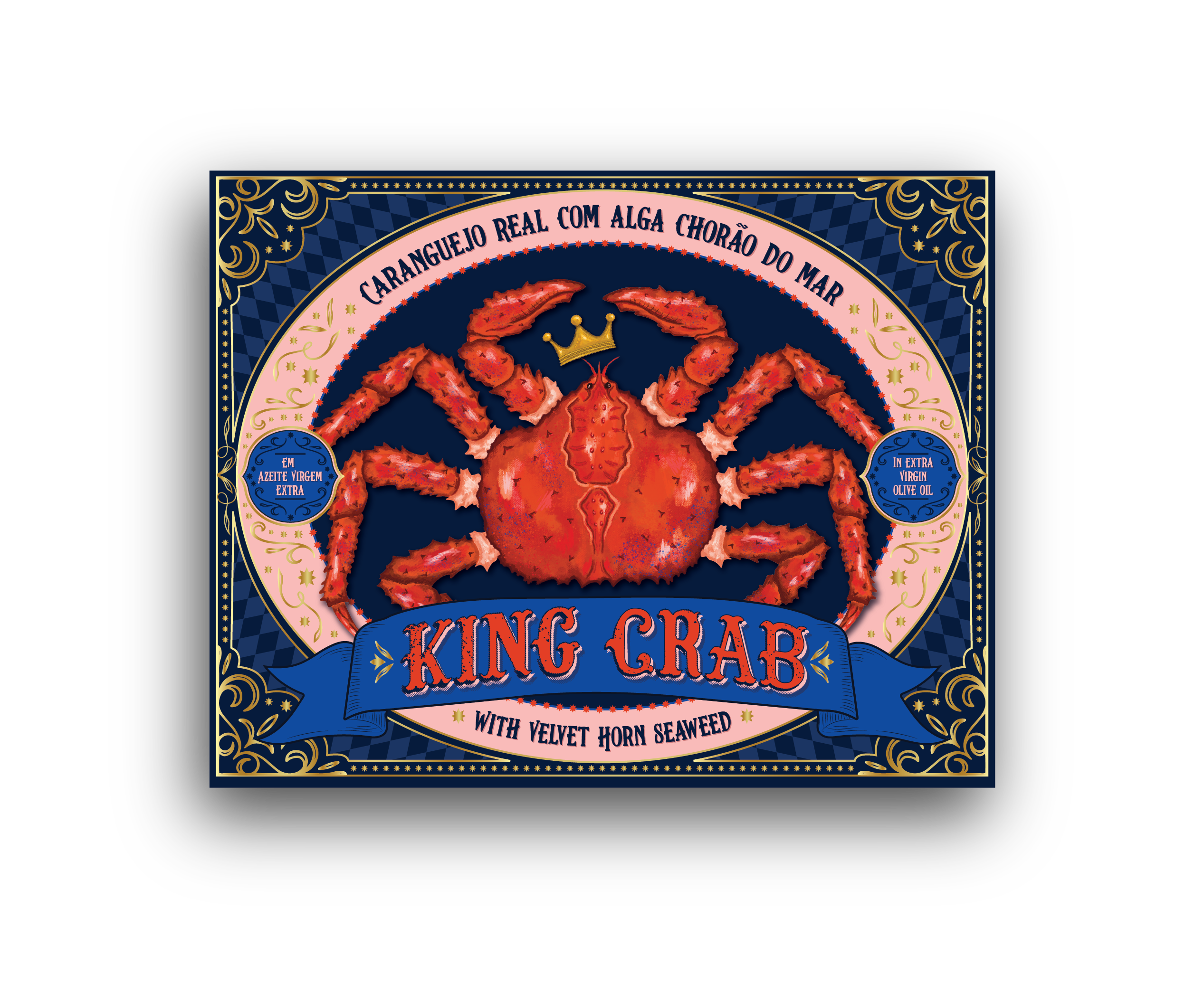King Crab with Velvet Horn Seaweed - 120g