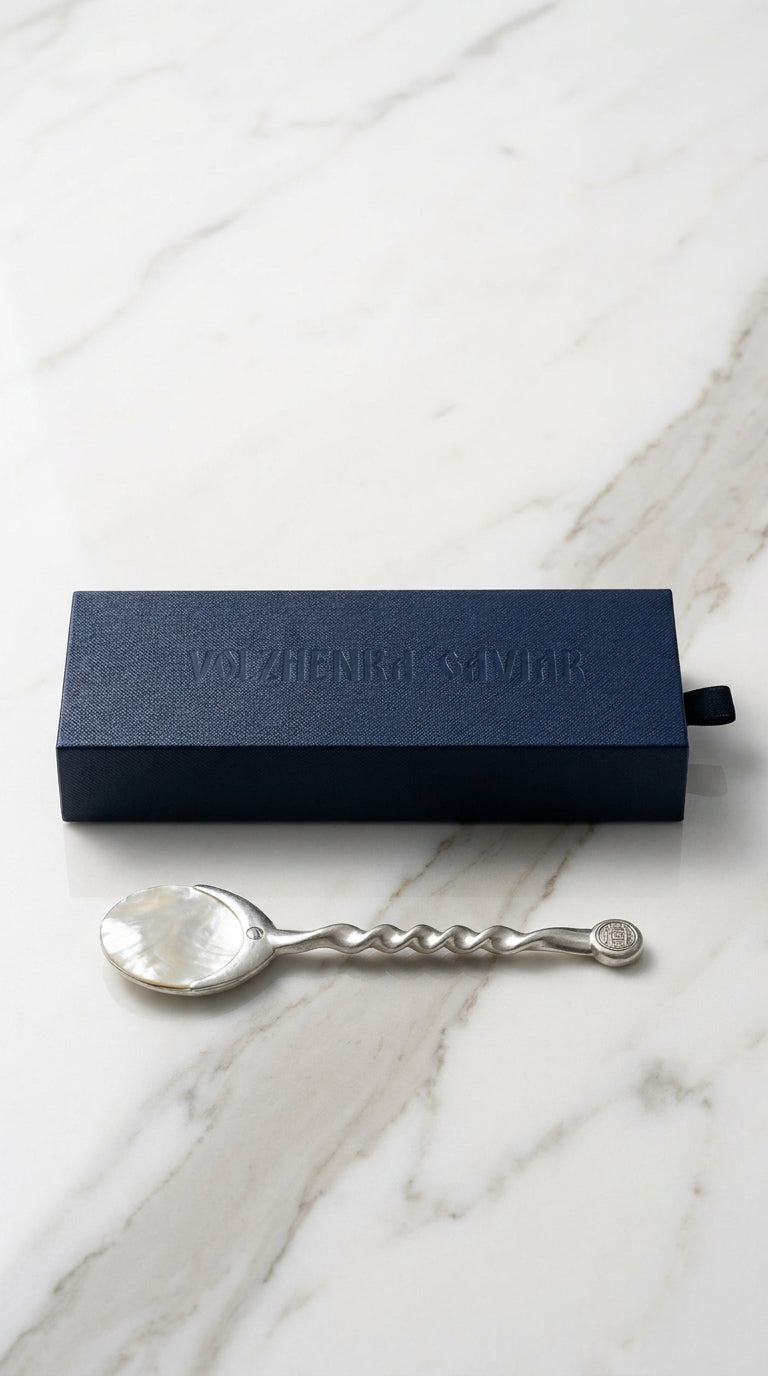 Vintage Caviar Spoon by Volzhenka