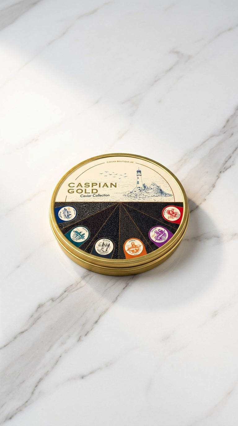 Caspian Gold Caviar Collection x 5