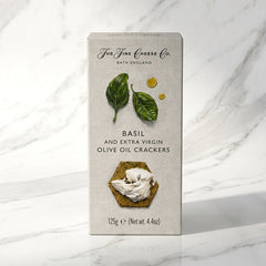Crackers Basil & Extra Virgin Olive Oil - 125g