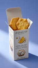 Crackers Lemon, Sea Salt and Extra Virgin Olive Oil - 125g