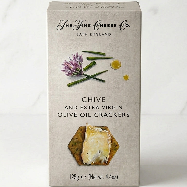 Crackers Chive and Extra Virgin Olive Oil 125g