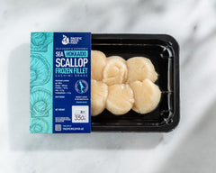 شرائح إسكالوب البحر الطازجة المجمدة من هوكايدو (درجة الساشيمي) 