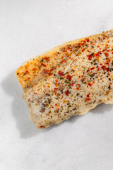 Steamed mackerel fillet tomato/oregano