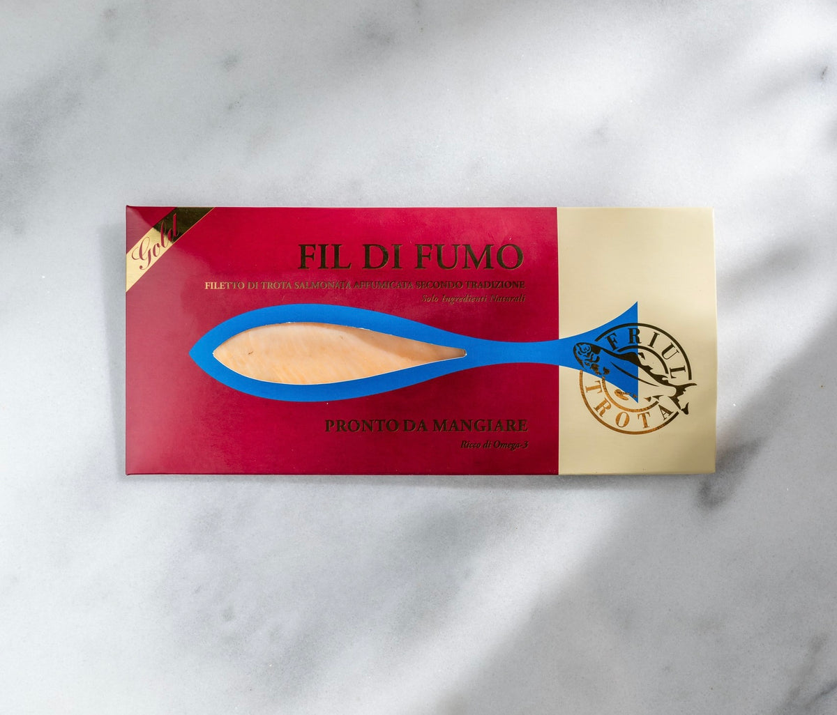 Fil Di Fumo Hot Smoked Trout Fillet Single Portion