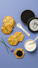 Crackers Chive and Extra Virgin Olive Oil 125g