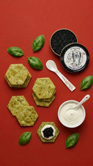Crackers Basil & Extra Virgin Olive Oil - 125g