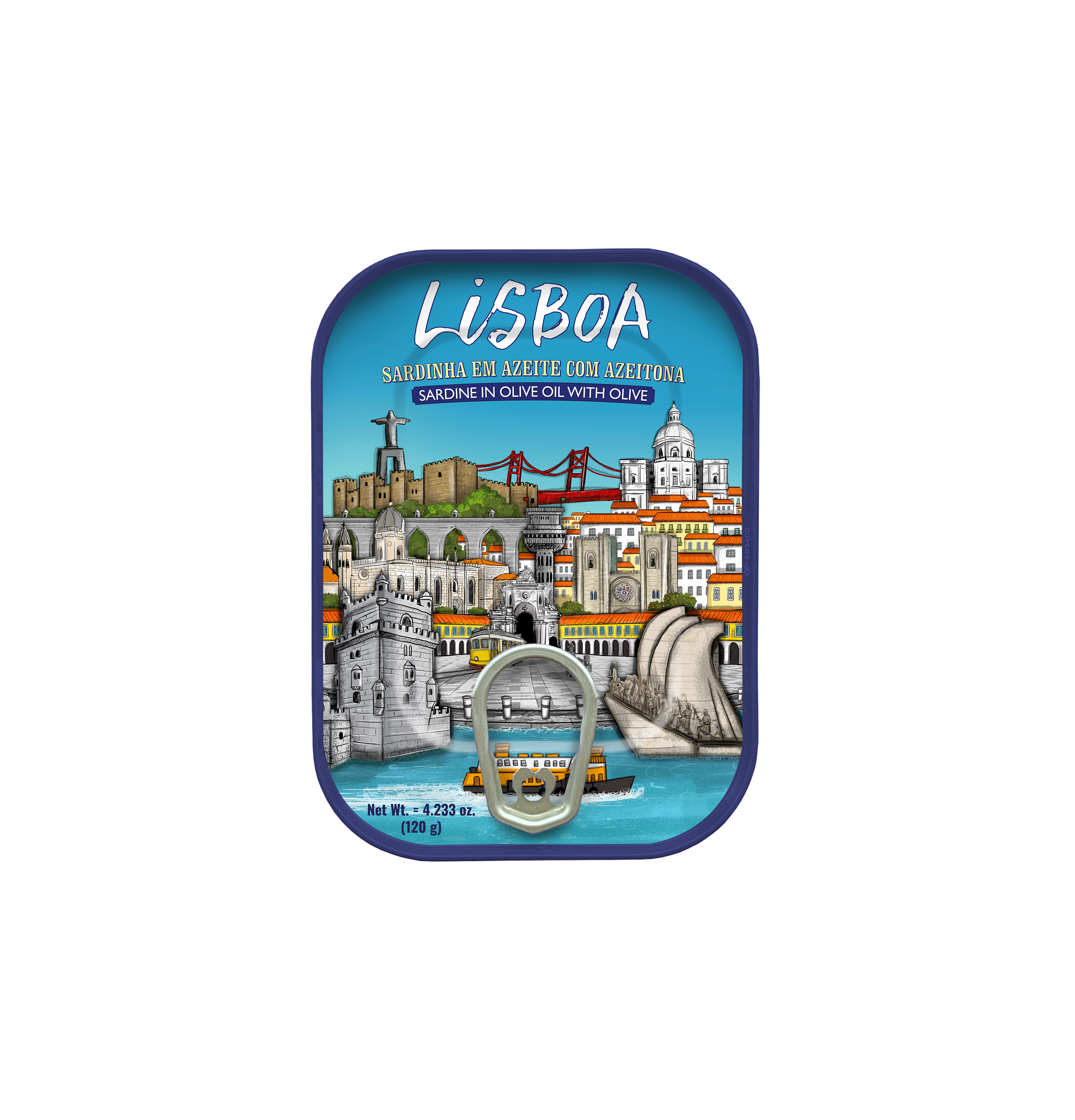 Lisboa – Sardines in Olive Oil with Olives - 120g