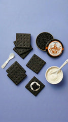 Pairing Set " Classic Osetra Caspian Gold 30gr + Crackers Heritage Range Charcoal square 140gr"