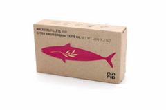Mackerel Fillet in Extra Virgin Organic Olive Oil 120g - Canned Fish