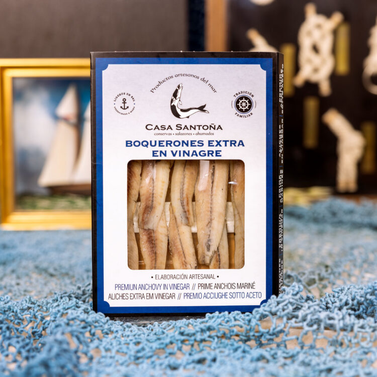 Extra Cantabrian White Anchovies in Vinegar - 100g