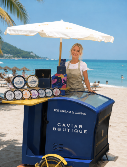 Ice Cream & Caviar Station