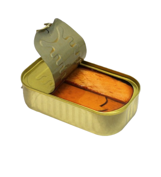 Tuna Fillets in Hot Olive Oil 120gr - Can Fish