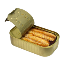 Mackerel Fillets in Hot Olive Oil 120gr - Can Fish