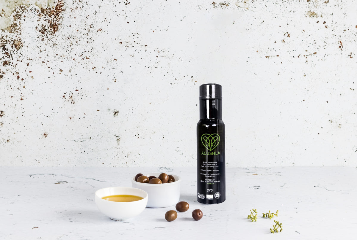 Acushla green extra virgin organic olive oil 100ml
