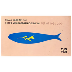 Small Sardines Extra Virgin Organic Olive Oil 90g - Canned Fish (PRE-ORDER 9 OCTOBER)