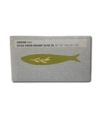 Sardines in Extra Virgin Organic Olive Oil 120g - Canned Fish